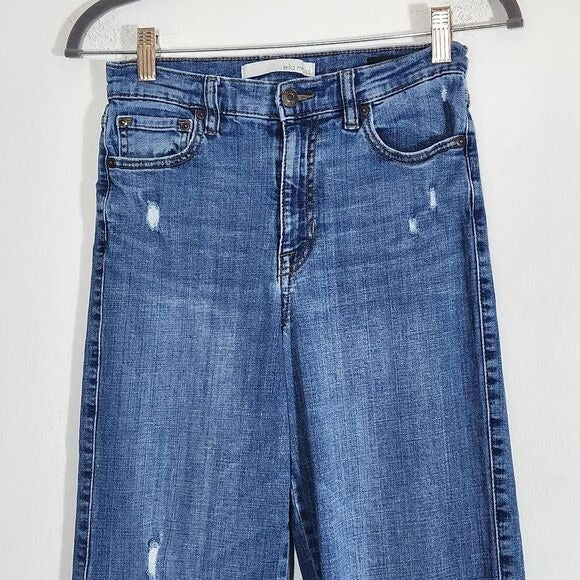Ella Moss Cropped Distressed Denim Size 27 Ella Moss Wide Leg Cropped Jeans