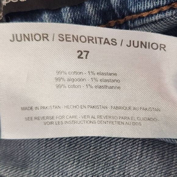 Ella Moss Cropped Distressed Denim Size 27 Ella Moss Wide Leg Cropped Jeans