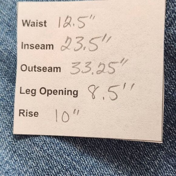 Ella Moss Cropped Distressed Denim Size 27 Ella Moss Wide Leg Cropped Jeans