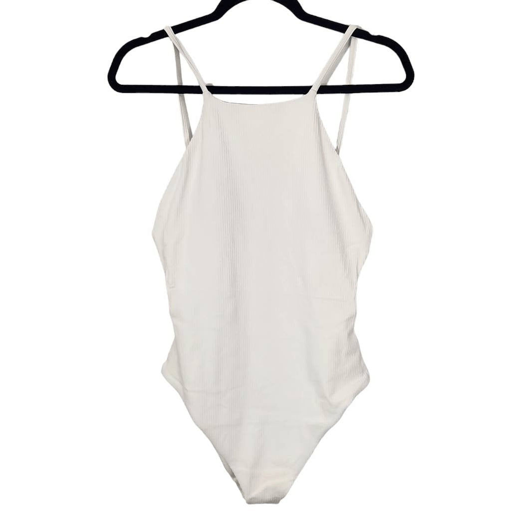 Andie Cream One-Piece Swimsuit NWT Large Cream Andie One Piece Swimwear