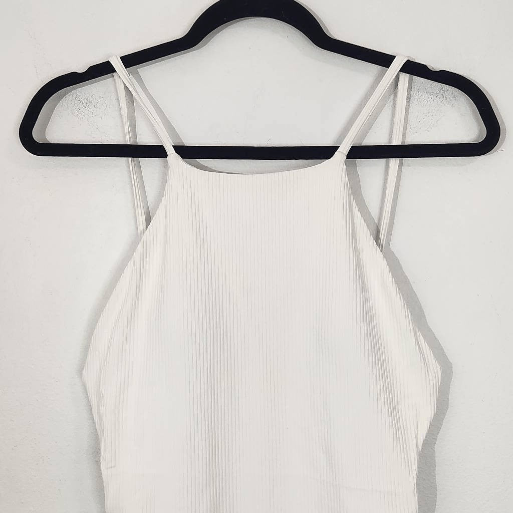 Andie Cream One-Piece Swimsuit NWT Large Cream Andie One Piece Swimwear