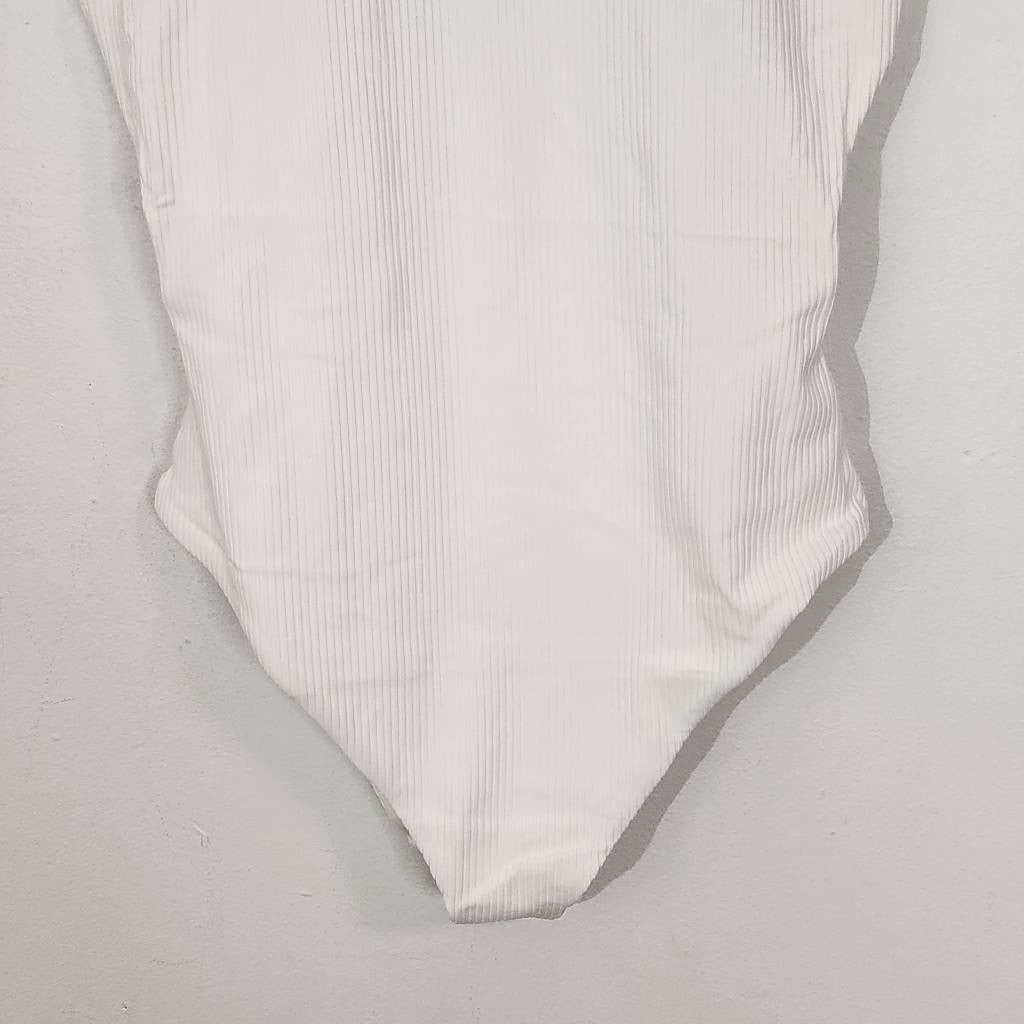Andie Cream One-Piece Swimsuit NWT Large Cream Andie One Piece Swimwear