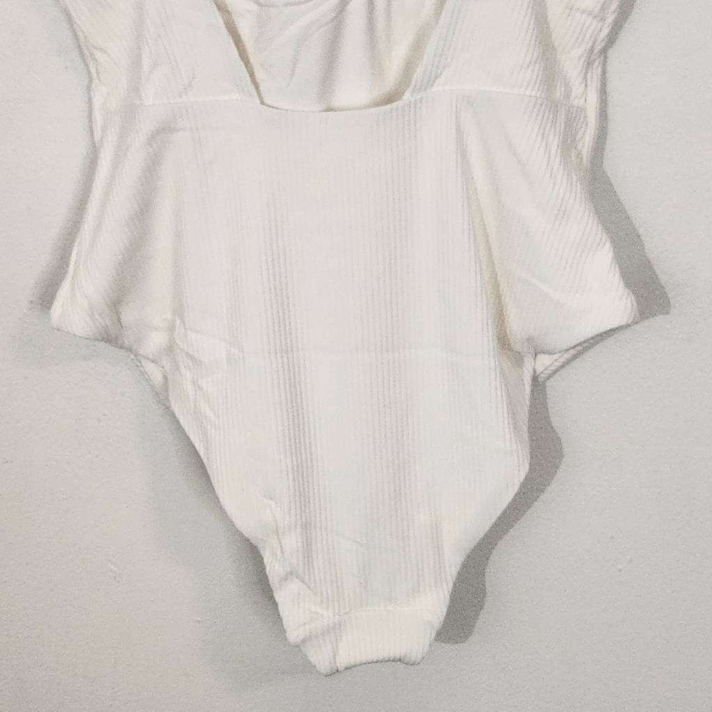 Andie Cream One-Piece Swimsuit NWT Large Cream Andie One Piece Swimwear