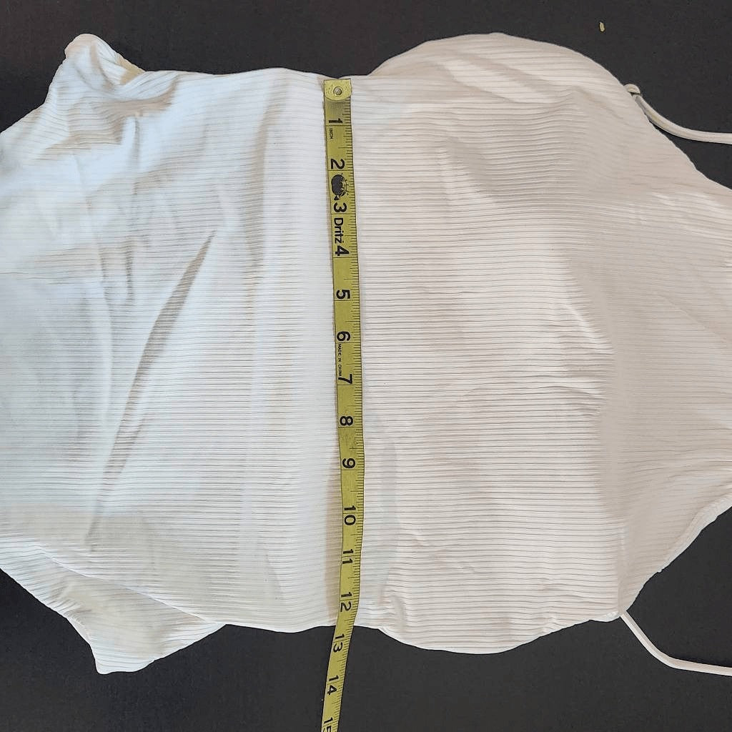 Andie Cream One-Piece Swimsuit NWT Large Cream Andie One Piece Swimwear