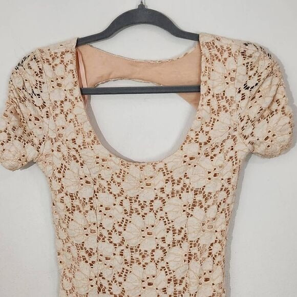 Pins and Needles Blush Bodycon Mini Dress NWT Small Romantic Bodycon Dress