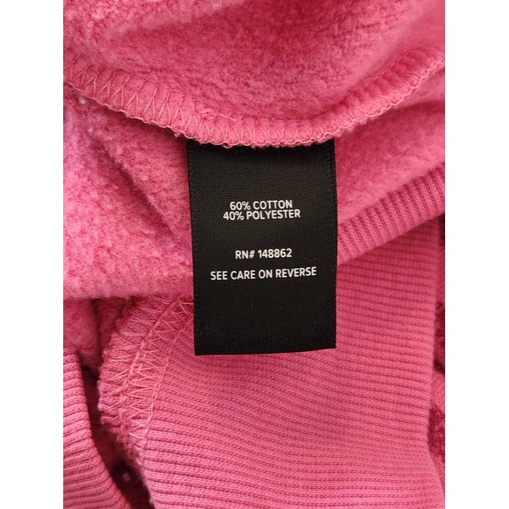 Torrid Pink Heart Print Crew Neck Sweatshirt Size 0 Large