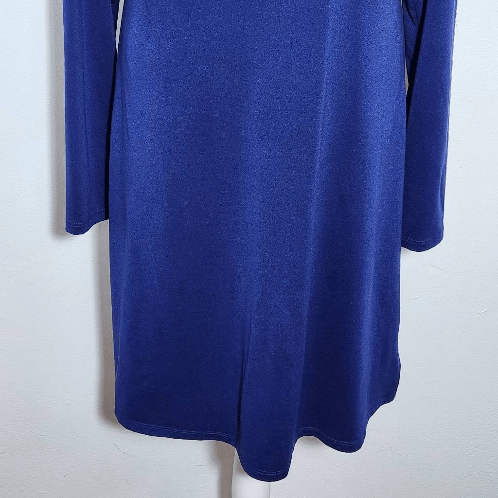 Mountain Hardwear Blue Long Sleeve Dress Size Medium Blue Athleisure Dress