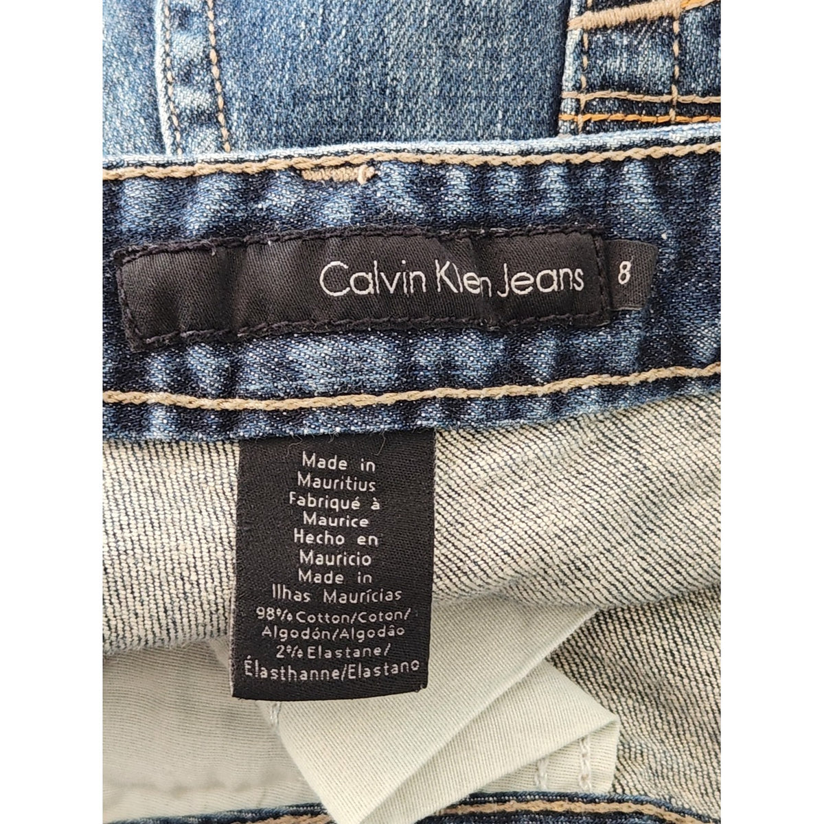 Calvin Klein Medium Wash Flare Bootcut Jeans Size 8