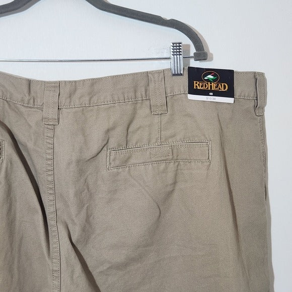 Redhead Men's Khaki Cargo Shorts NWT Size 48 Men's Cargo Shorts