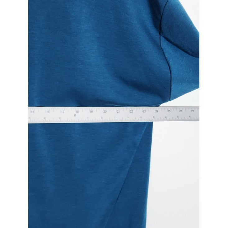 Cable & Gauge Blue Cowl Neck Pullover Size XL