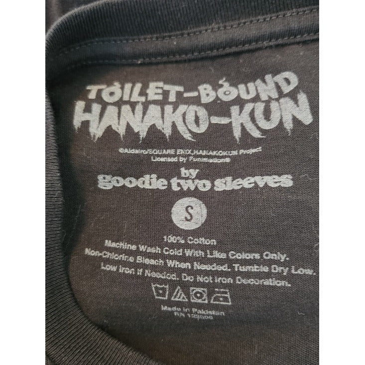 Toilet-Bound Hanako-kun Black Graphic T-Shirt Size Small