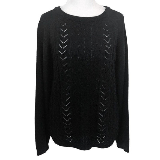 Lissy Black Sweater Size Small NWT Black Shimmer Sweater