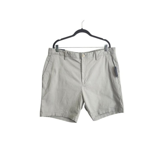 Nautica Light Gray Deck Chino Shorts 8.5 Inch Inseam NWT Size 38