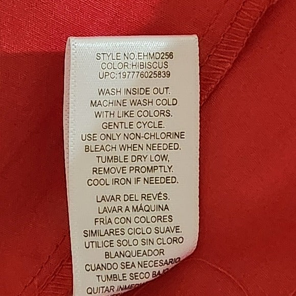 Draper James Red Puffy Sleeve Mini Dress Size Large Draper James Preppy Dress