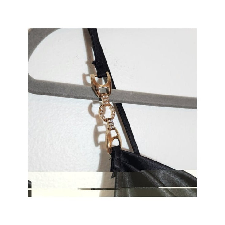 Jump Apparel Black Satin Cocktail Dress Size 3/4