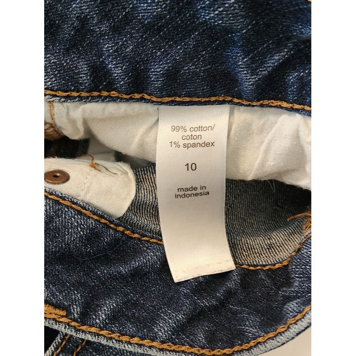 Maurices Medium Wash Cuffed Denim Jean Shorts Size 10