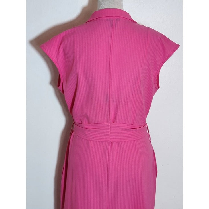 Versona Pink Shirt Dress with Removable Slip Size Small