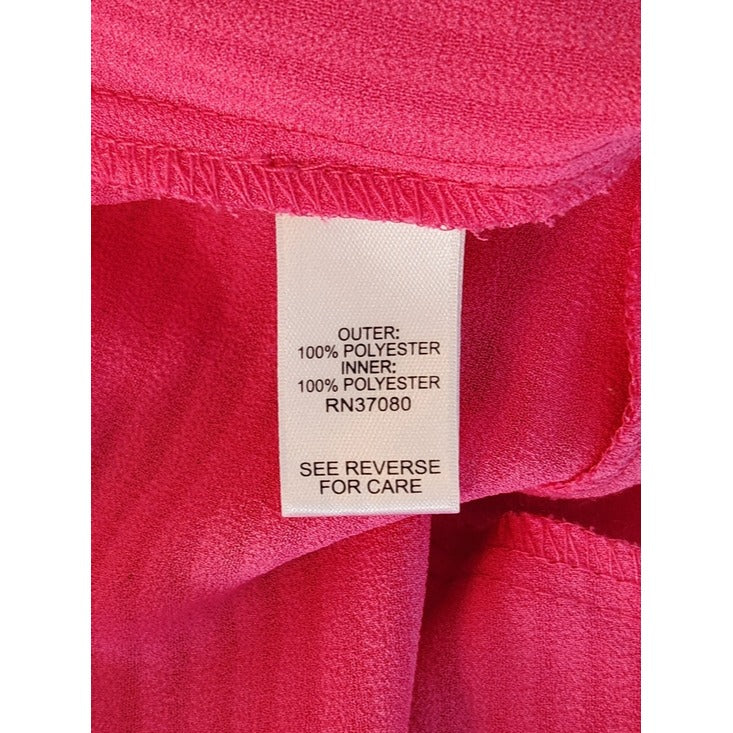 Versona Pink Shirt Dress with Removable Slip Size Small