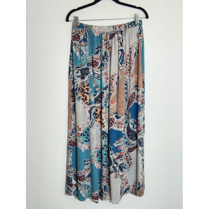 Patrons of Peace Multicolor Boho Maxi Skirt Size Medium