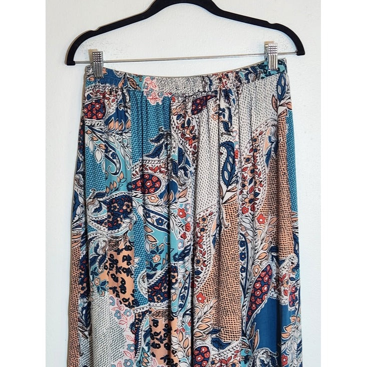 Patrons of Peace Multicolor Boho Maxi Skirt Size Medium