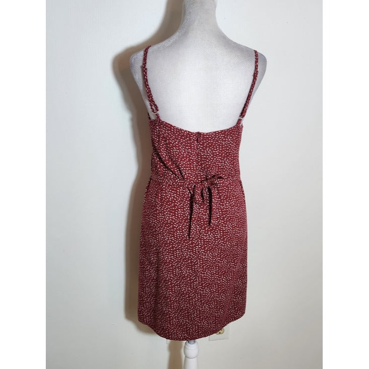 Brandy Melville Red Floral Slip Dress One Size
