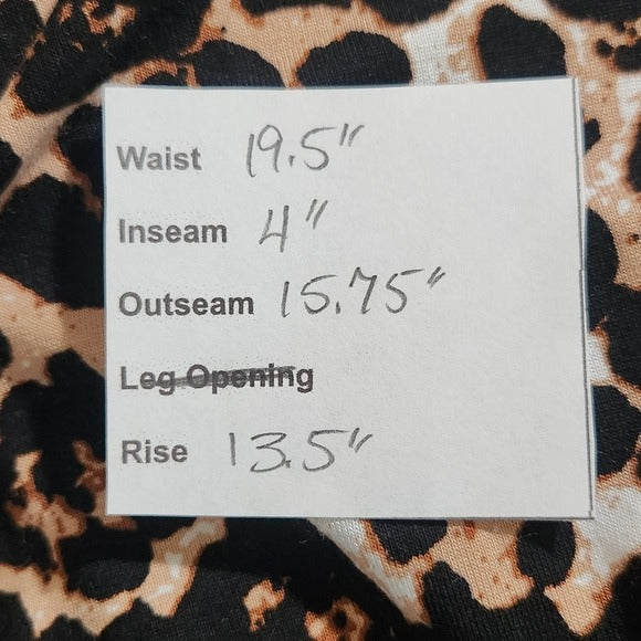 Venus Sleeveless Leopard Print Romper Size 1X Leopard Romper