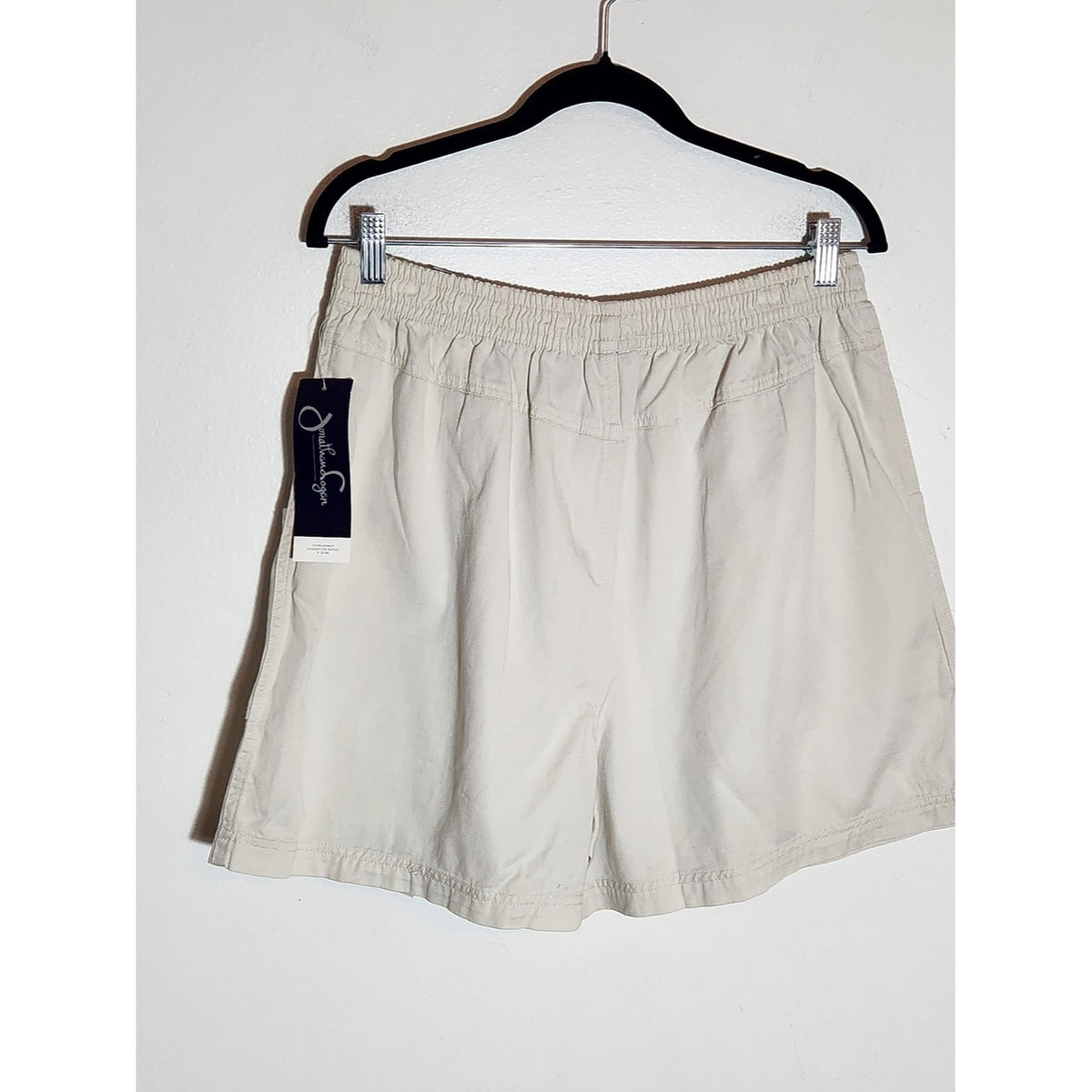 Jonathan Logan Light Khaki Pull-On Cargo Shorts Size XL NWT
