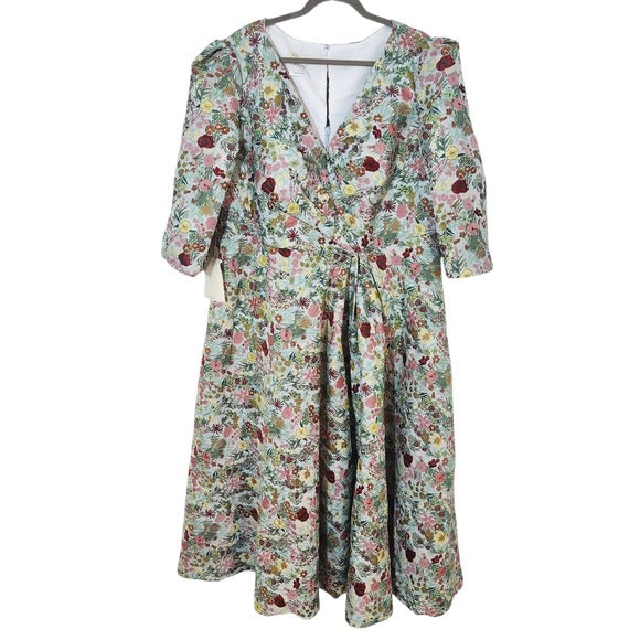 TS Couture LanTing Floral Multicolor Maxi Formal Dress NWT Wedding Guest Dress