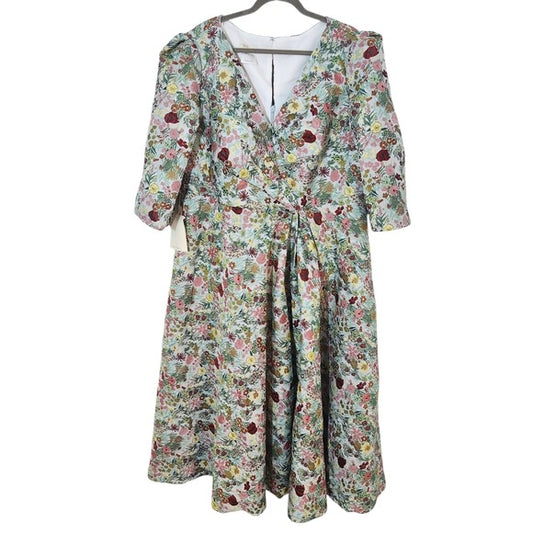 TS Couture LanTing Floral Multicolor Maxi Formal Dress NWT Wedding Guest Dress