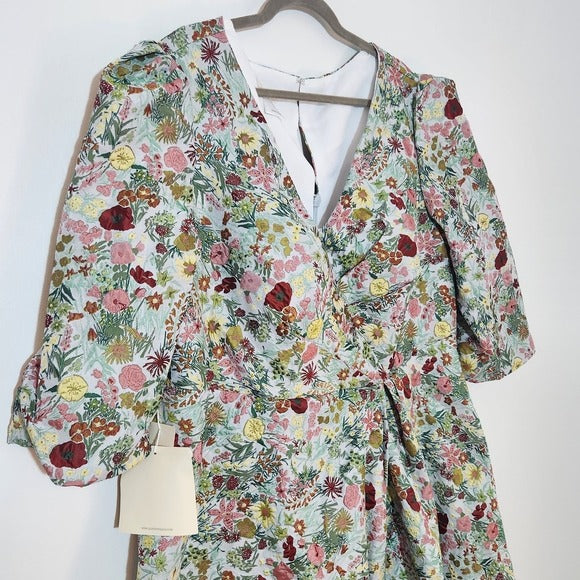 TS Couture LanTing Floral Multicolor Maxi Formal Dress NWT Wedding Guest Dress