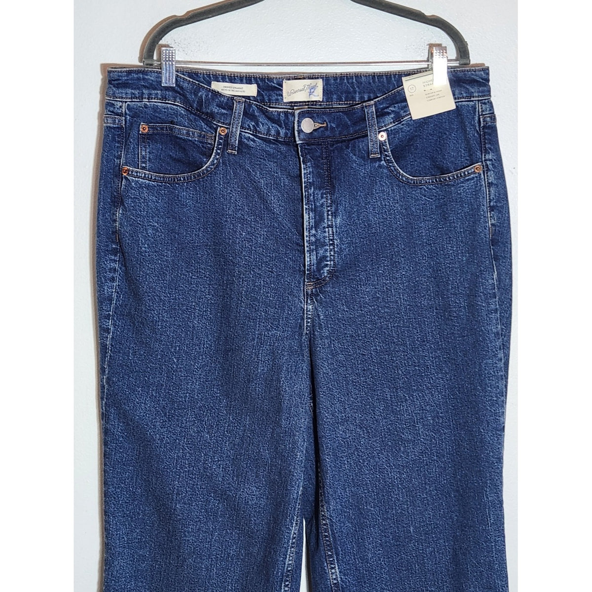 Universal Thread Highest Rise Straight Leg Jeans Medium Wash NWT Size 17
