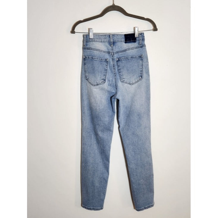 Insane Gene Distressed Light Wash Jeans Size 5/26