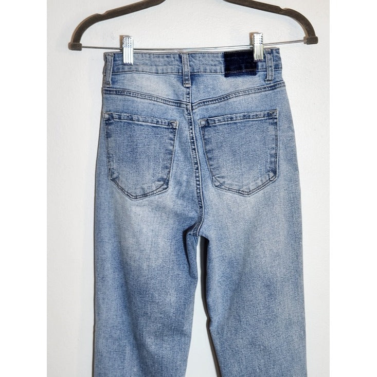 Insane Gene Distressed Light Wash Jeans Size 5/26