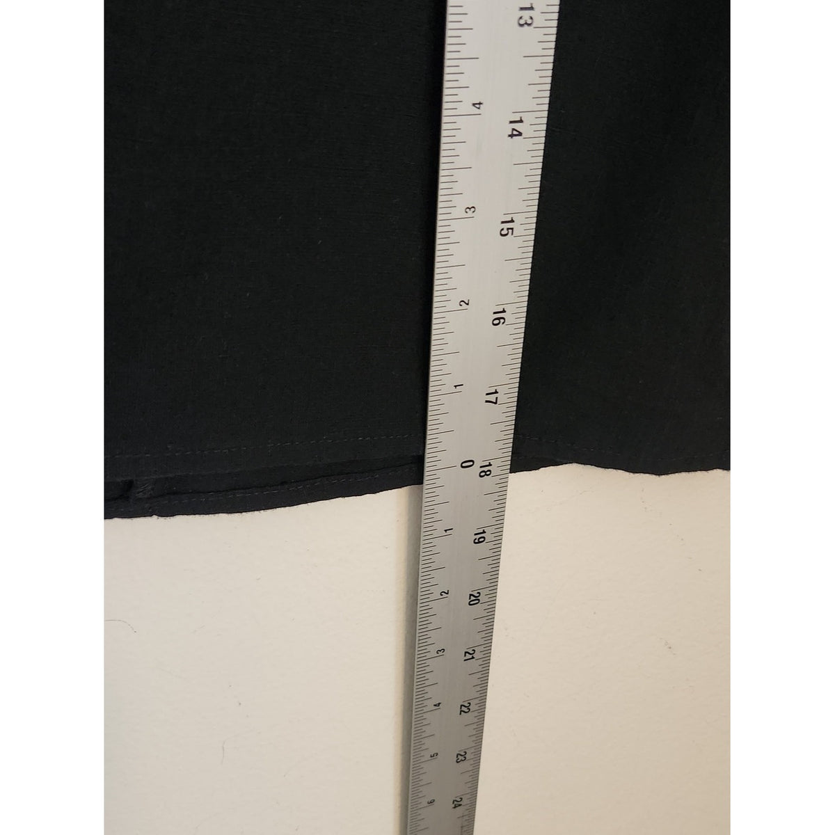 Ava and Viv Black Straight Mini Skirt Side Zipper Size 20