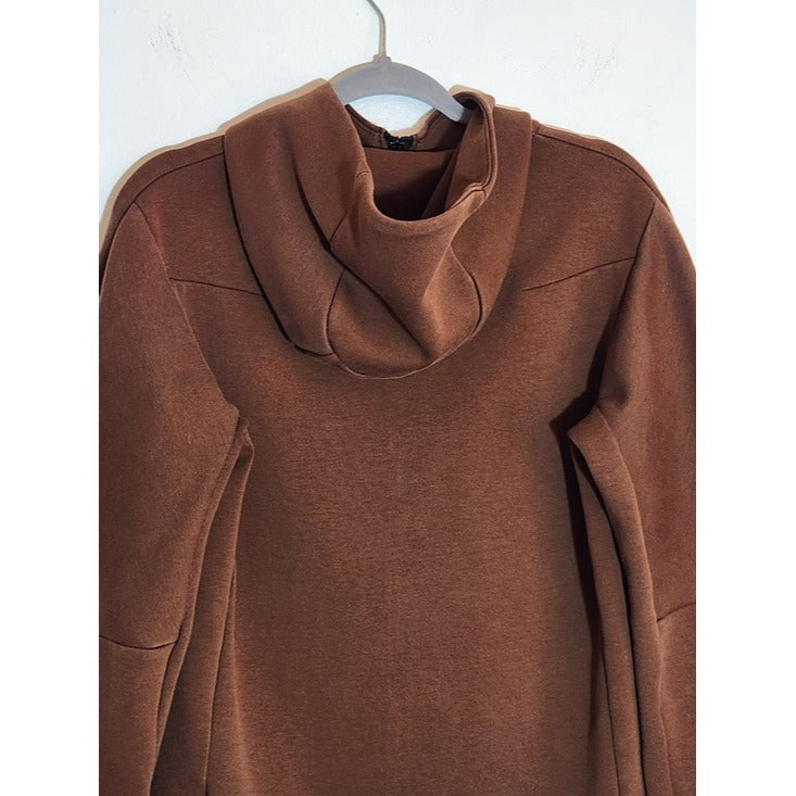 Nike Tech Fleece Brown Full-Zip Hoodie Jacket Size Small