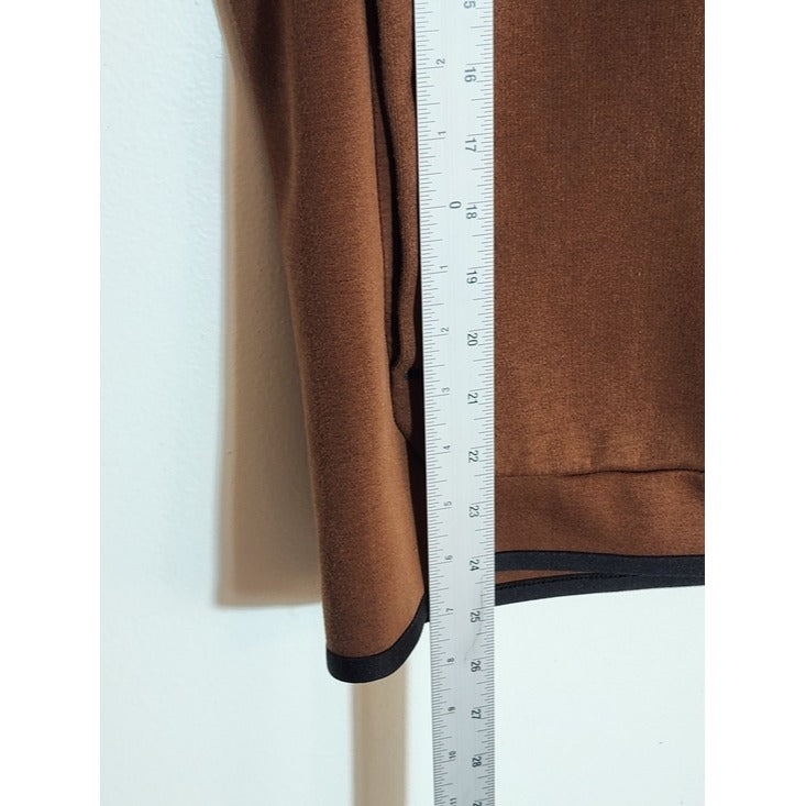 Nike Tech Fleece Brown Full-Zip Hoodie Jacket Size Small