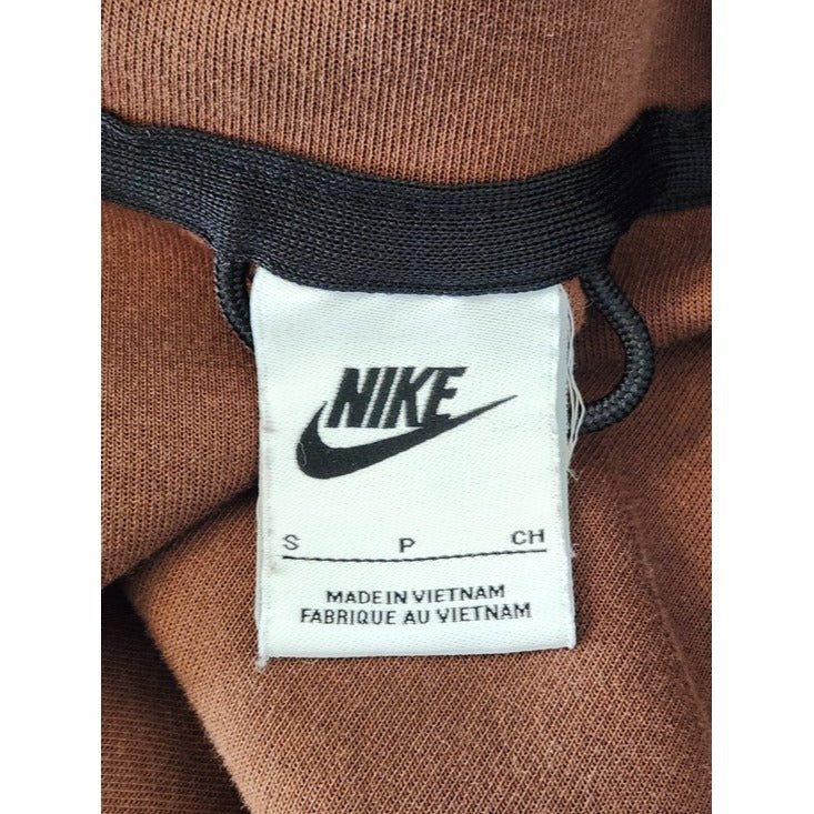 Nike Tech Fleece Brown Full-Zip Hoodie Jacket Size Small