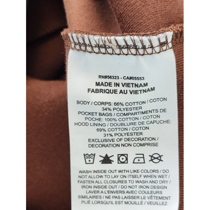 Nike Tech Fleece Brown Full-Zip Hoodie Jacket Size Small