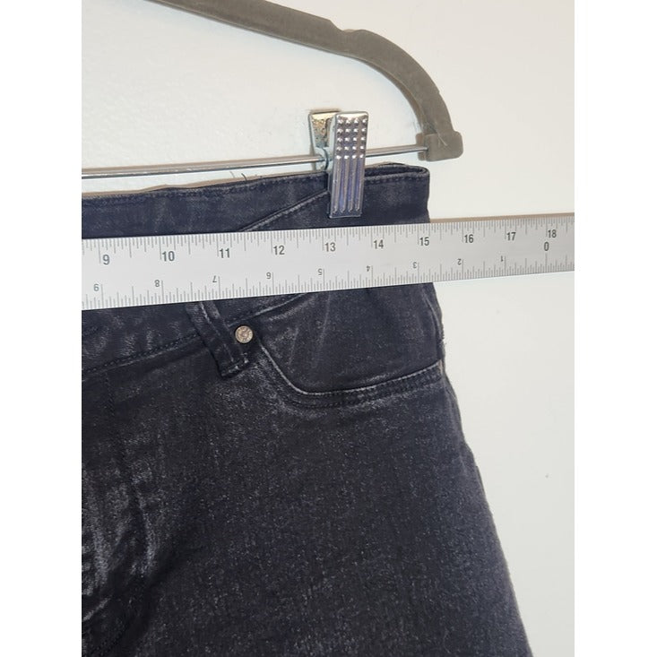 Celebrity Pink Black Skinny Cropped Jeans Size 11/30