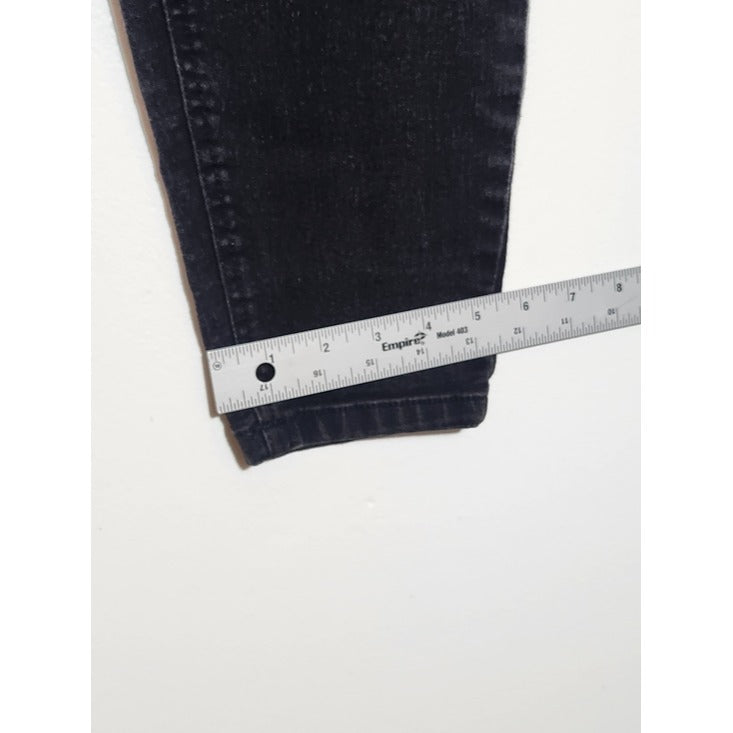 Celebrity Pink Black Skinny Cropped Jeans Size 11/30