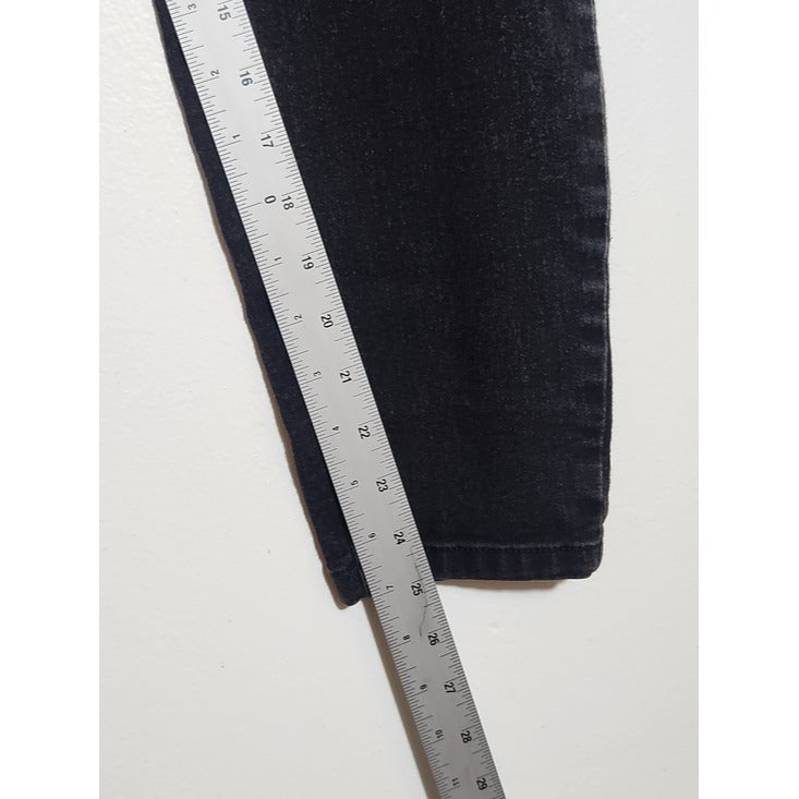 Celebrity Pink Black Skinny Cropped Jeans Size 11/30