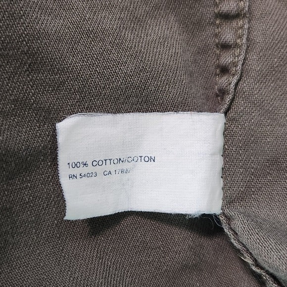 Gap Army Green Casual Snap-Up Shirt Size XL Classic Fit Western Style Shirt