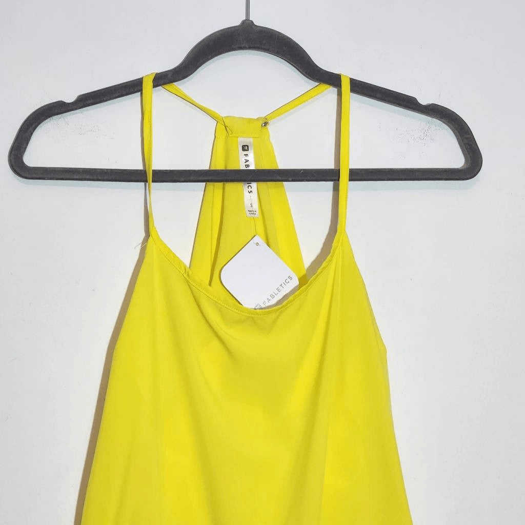 Fabletics Yellow Romper NWT Size Small Lightweight Yellow Activewear Romper