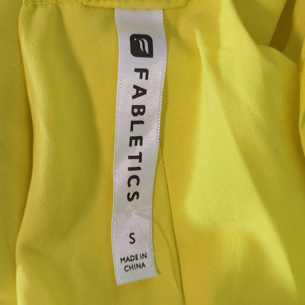 Fabletics Yellow Romper NWT Size Small Lightweight Yellow Activewear Romper