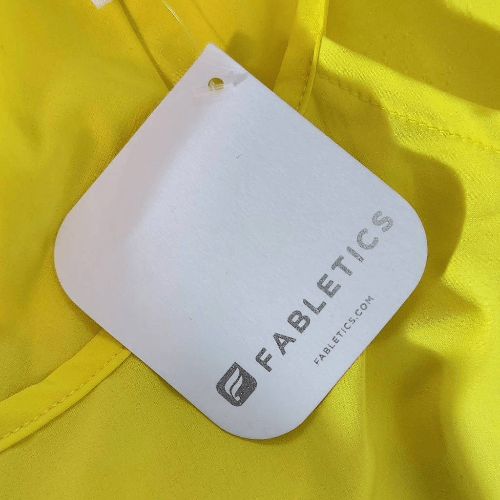 Fabletics Yellow Romper NWT Size Small Lightweight Yellow Activewear Romper