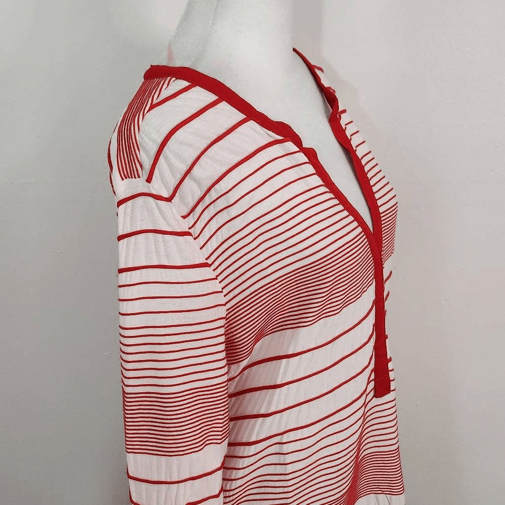 Sanctuary Red and White Stripe Tunic NWT Size Medium Anthropologie Striped Top
