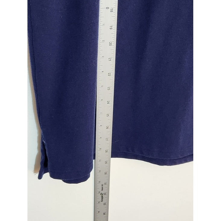 Goodfellow & Co Navy Short Sleeve Polo Shirt Size Medium