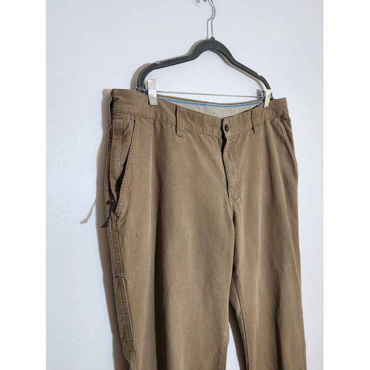 Columbia Mens Regular Fit Brown Pants Size 42x30