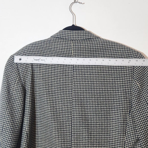 Ermenegildo Zegna Men’s Blazer Size 54L Houndstooth Sport Coat