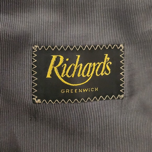 Ermenegildo Zegna Men’s Blazer Size 54L Houndstooth Sport Coat